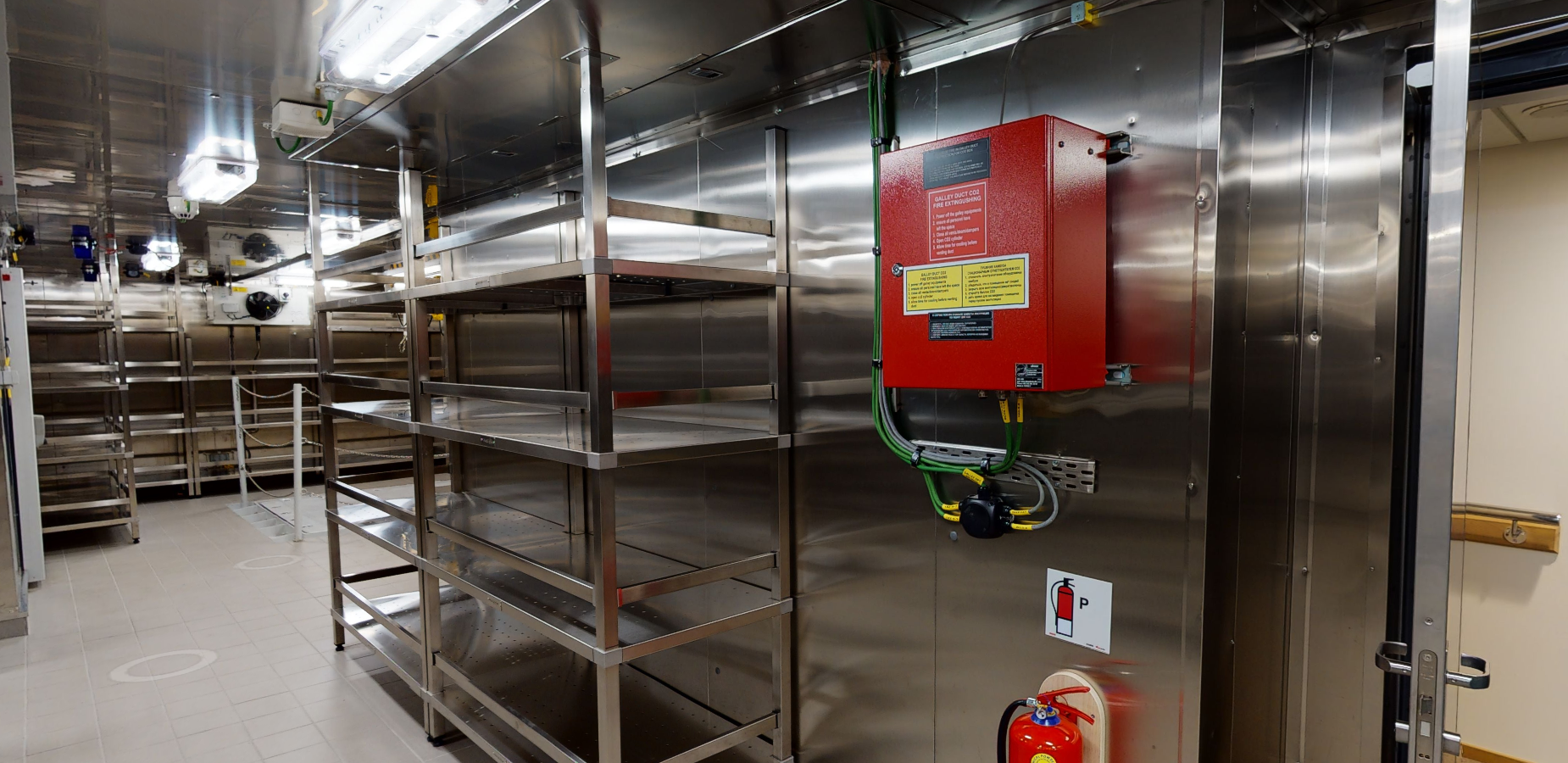Galley Duct Fire Extinguishing System