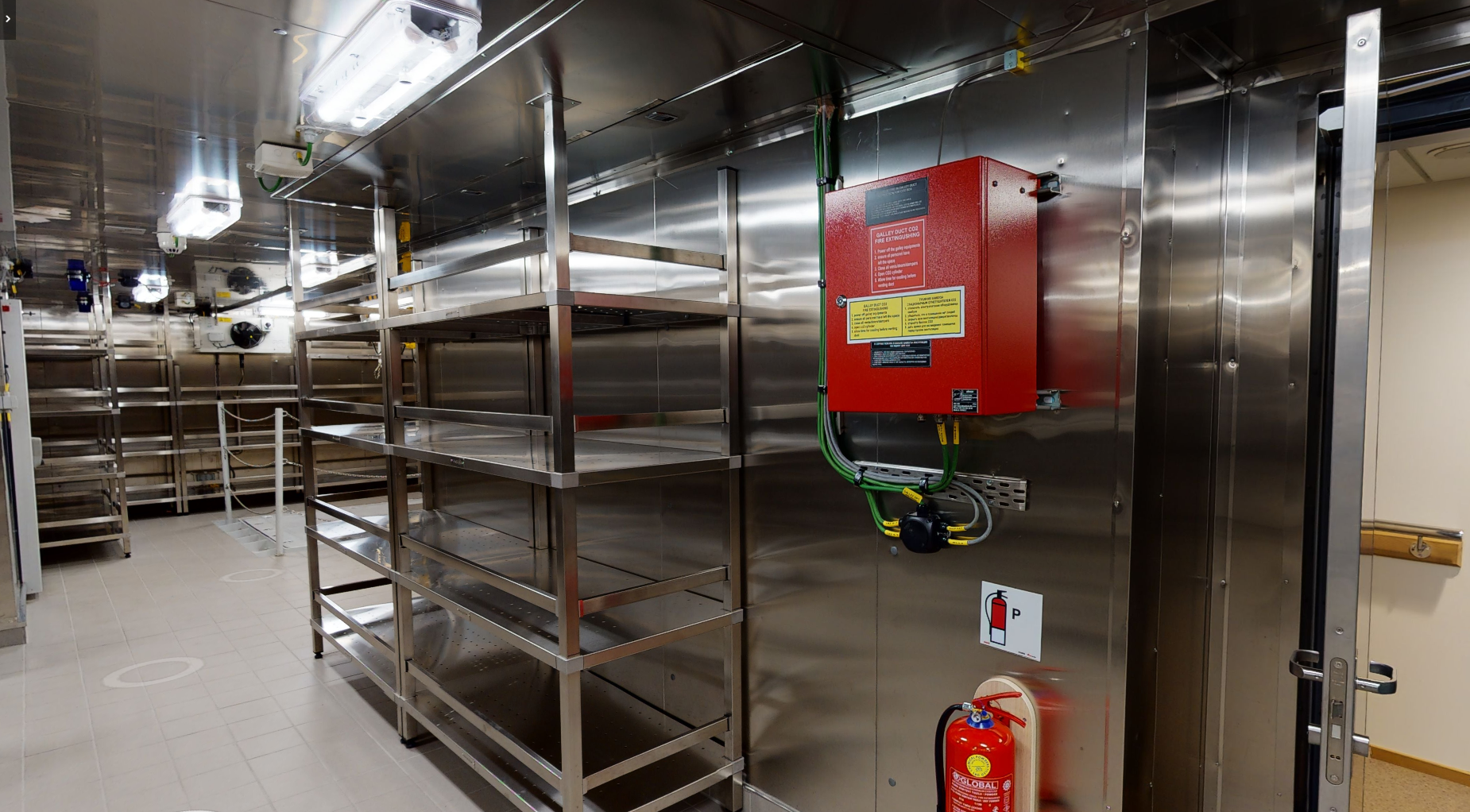 Galley Duct Fire Extinguishing System